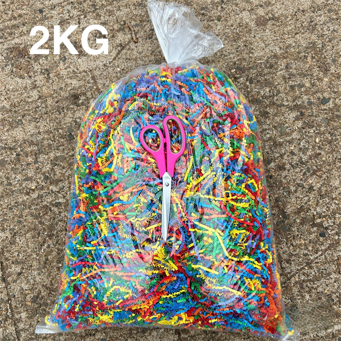 Pastel Mix Zigzag Shredded Paper (4mm)