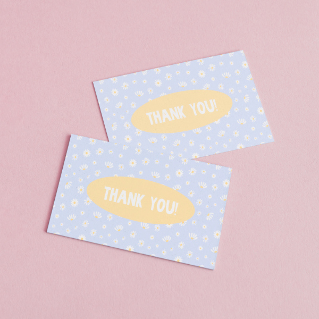 85mm x 55mm Spring Appreciation Cards