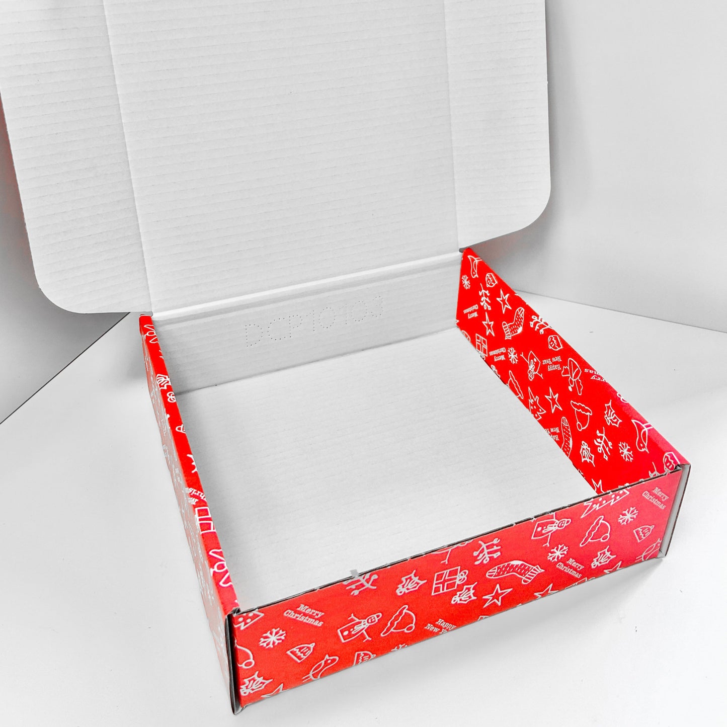 Christmas Doodle Patterned PIP and Postal Boxes