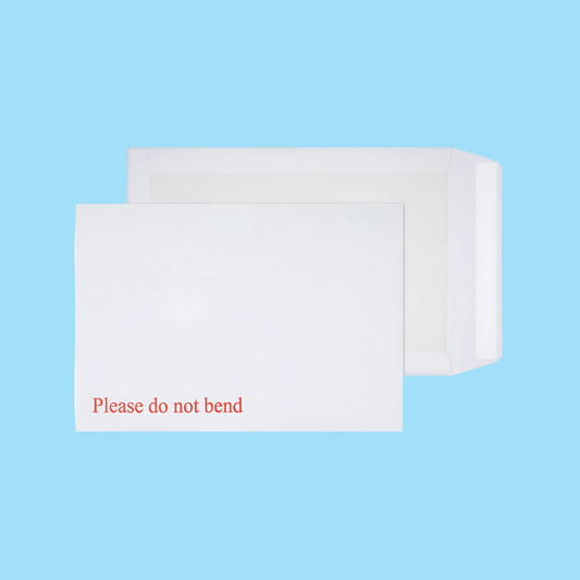 White Board Backed Envelopes (2 Sizes)