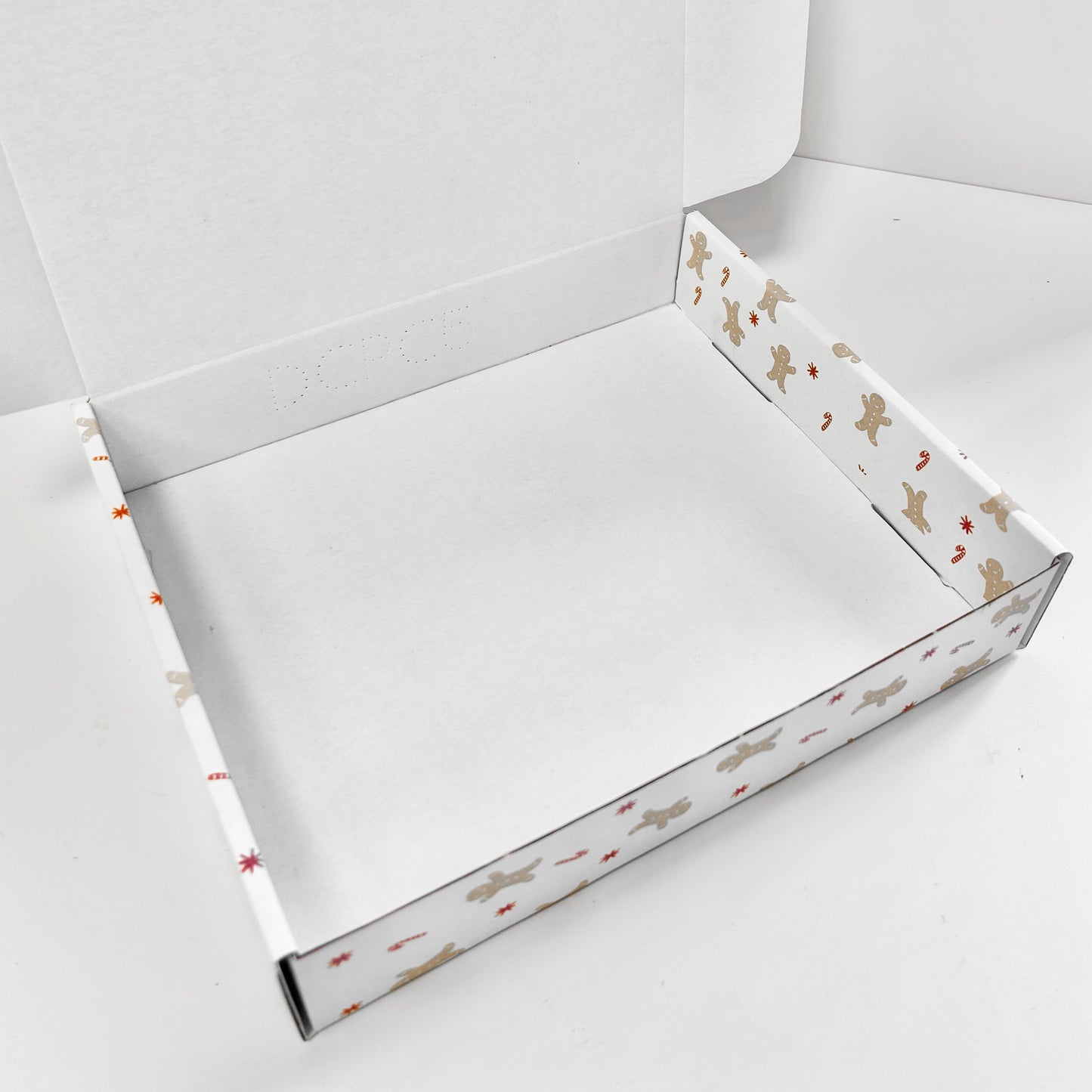 Gingerbread Man Patterned PIP and Postal Boxes