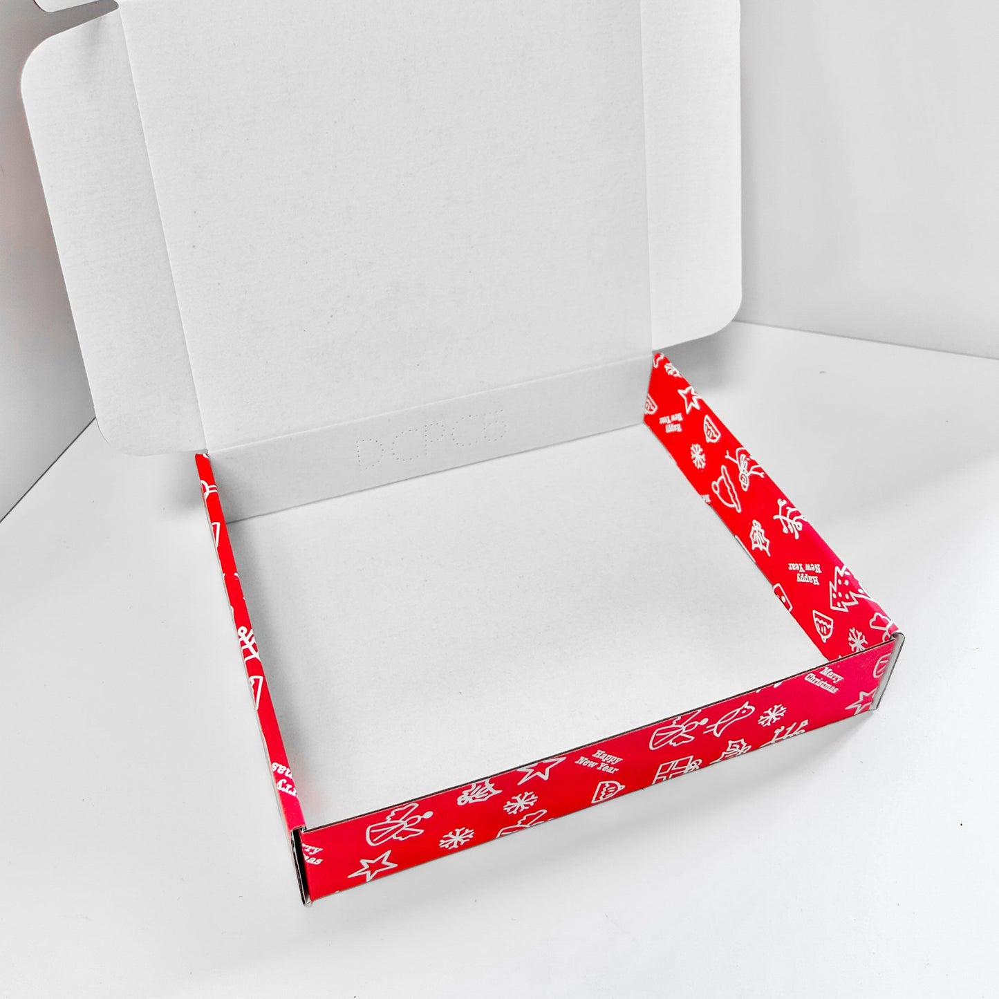 Christmas Doodle Patterned PIP and Postal Boxes
