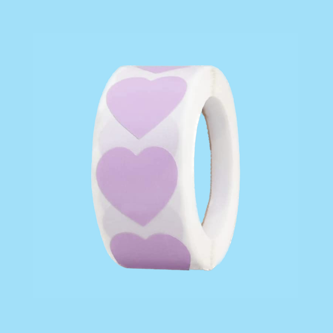 1" Stickers - Heart