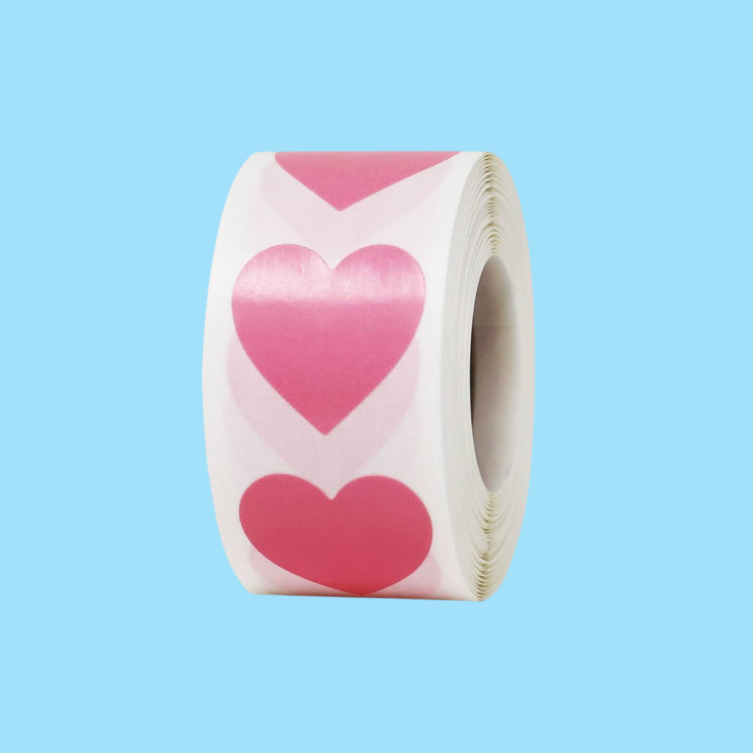 1" Stickers - Heart