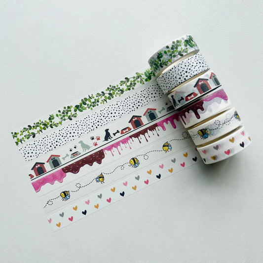 Patterned Washi Tape (15mmx10m)