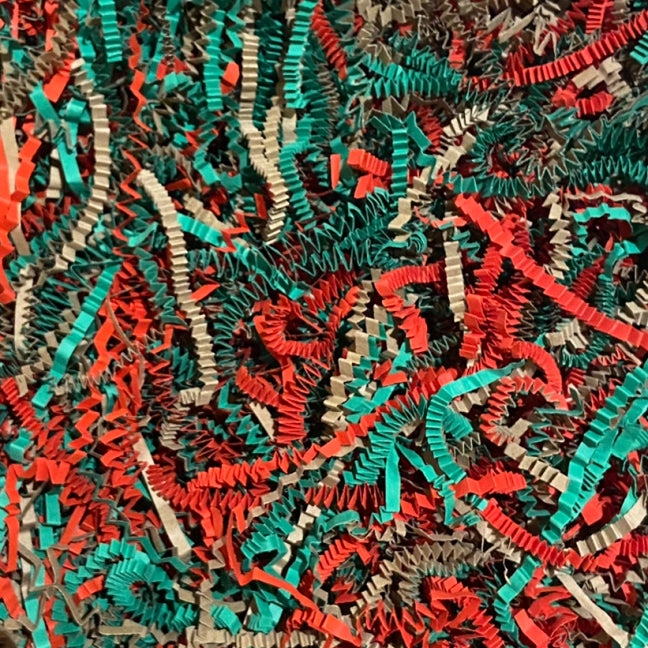 Christmas Tree Mix Zigzag Shredded Paper (4mm)