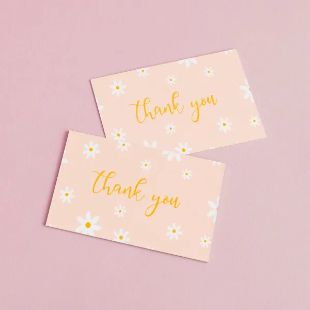 85mm x 55mm Spring Appreciation Cards