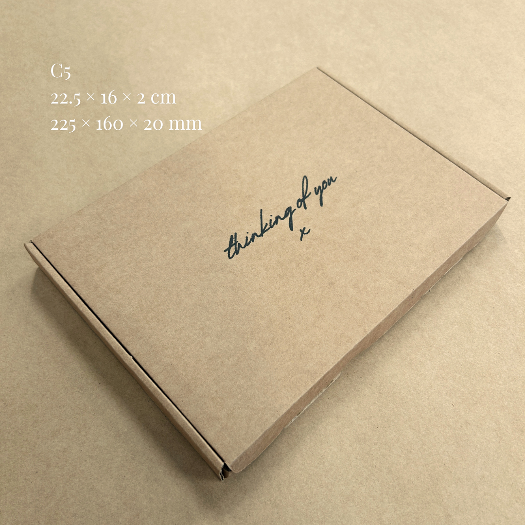 Printed Brown Postal PIP Boxes (Large Letter)