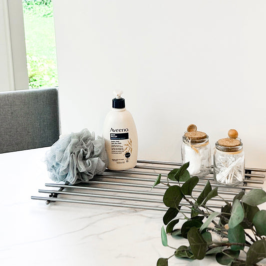 Double-Sided Photography Backdrop – Marble/Cement