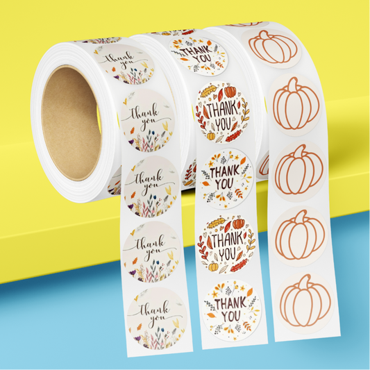 1" Stickers - Autumn