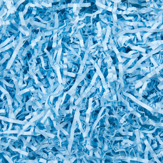 Baby Blue Zigzag Shredded Paper (4mm)