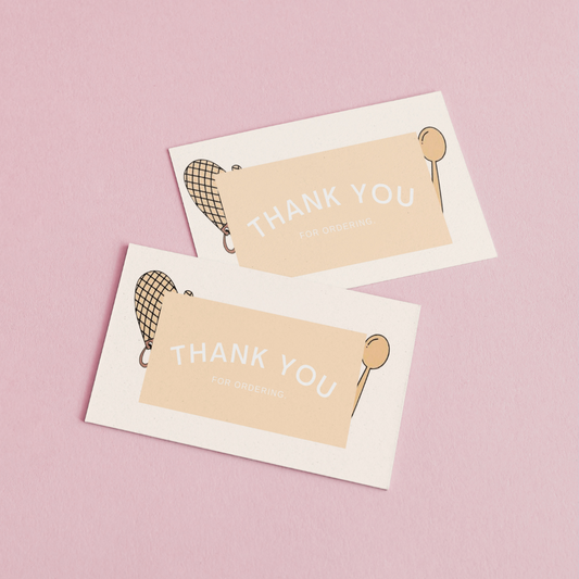 85mm x 55mm Baking Appreciation Cards