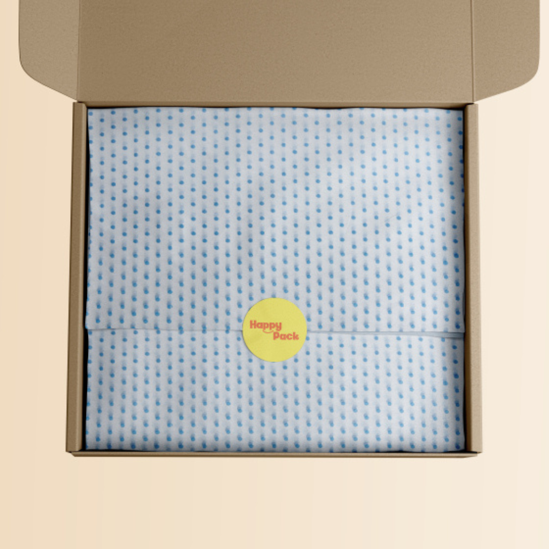 Polka-Dot Patterned Tissue Paper 17x27" (18gsm)