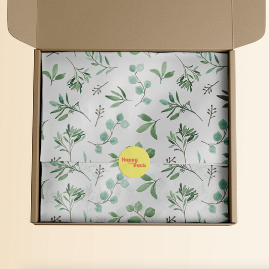 Botanical Patterned Tissue Paper 20x30" (18gsm)