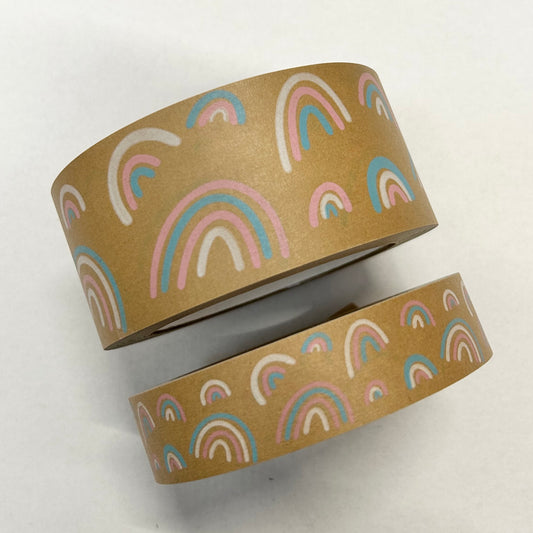 Rainbow Patterned Paper Tape