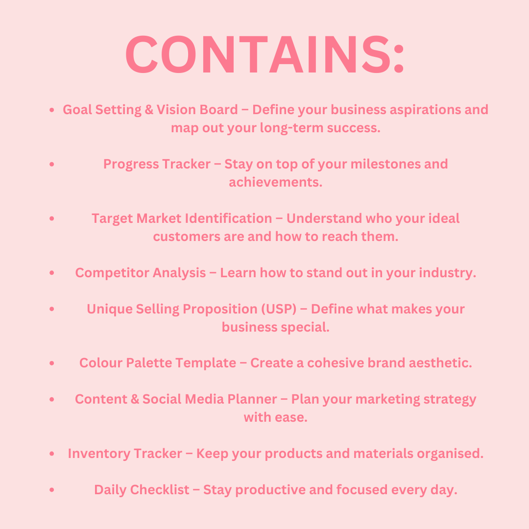 The Business Planner and Workbook
