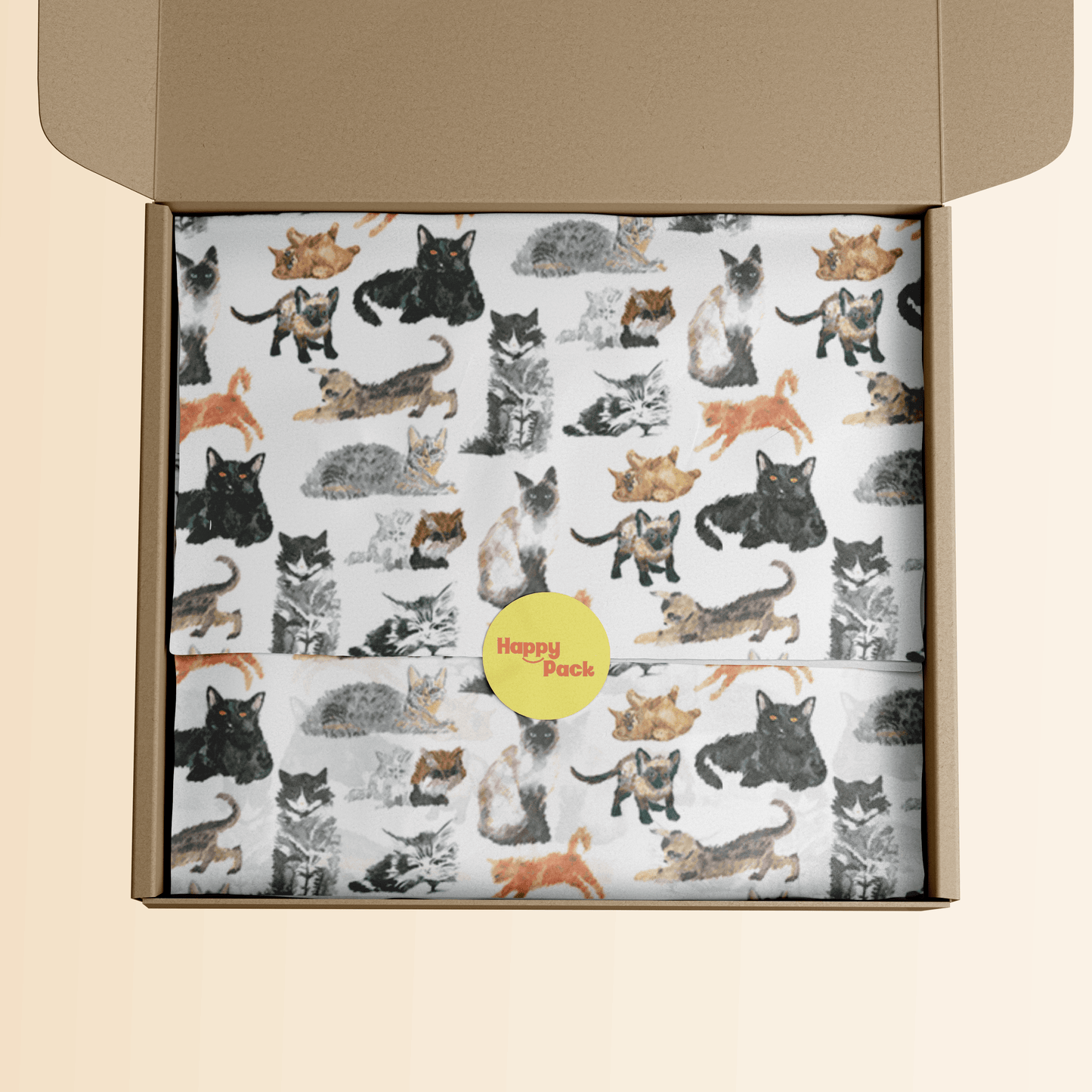 Cats and Kittens Patterned Tissue Paper 20x30" (18gsm)