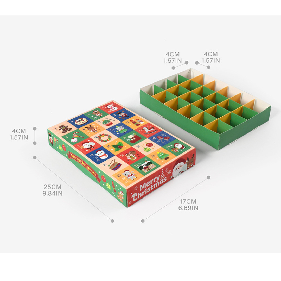 24-Day Eco-Friendly Fillable Advent Calendar
