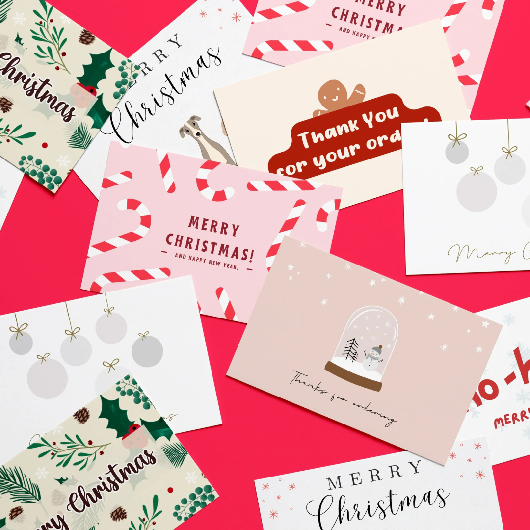 105mm x 148mm (A6) Christmas Appreciation Cards