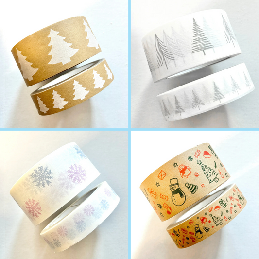 Patterned Paper Tape - Christmas