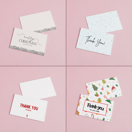 85mm x 55mm Christmas Appreciation Cards
