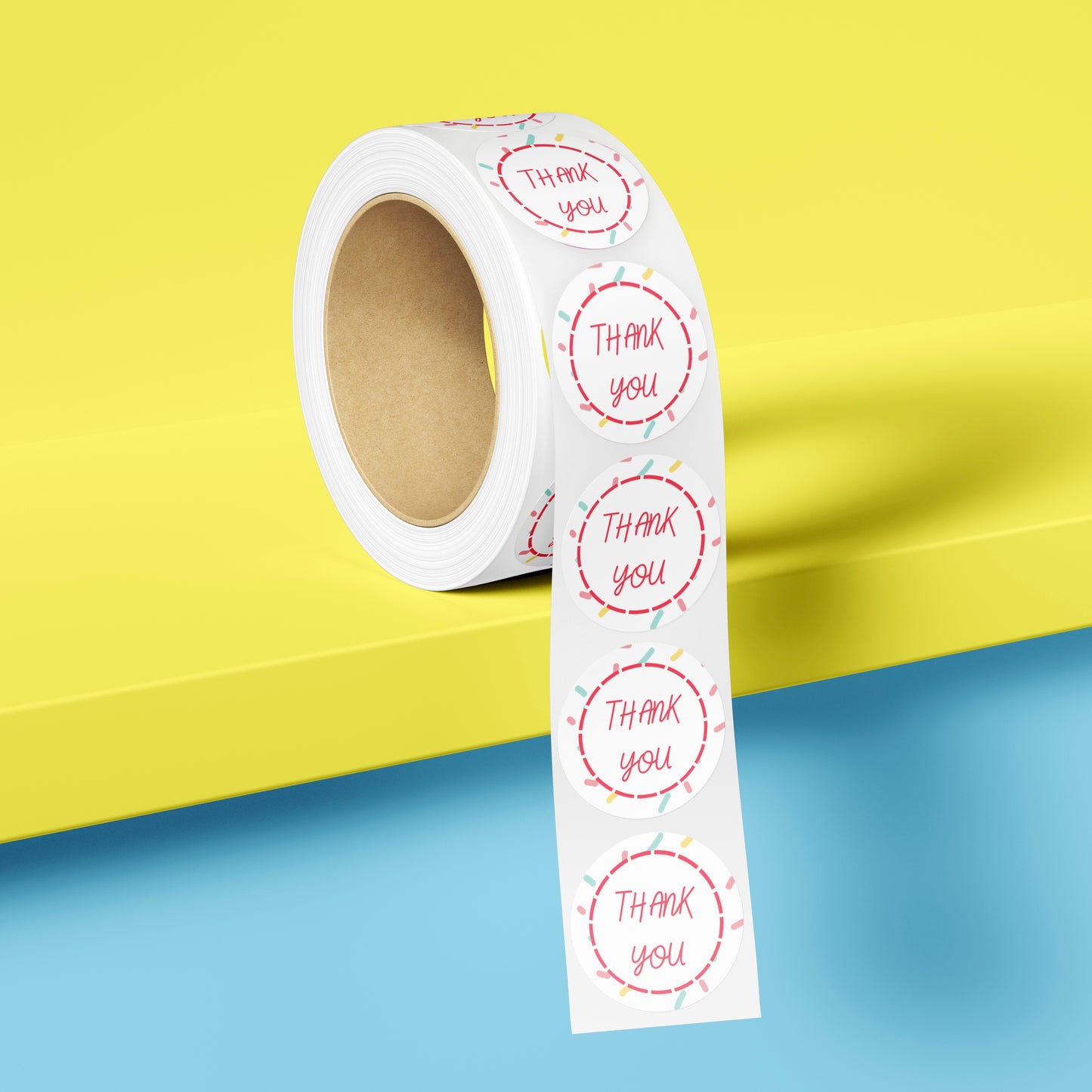 1" Sprinkles/Confetti Stickers