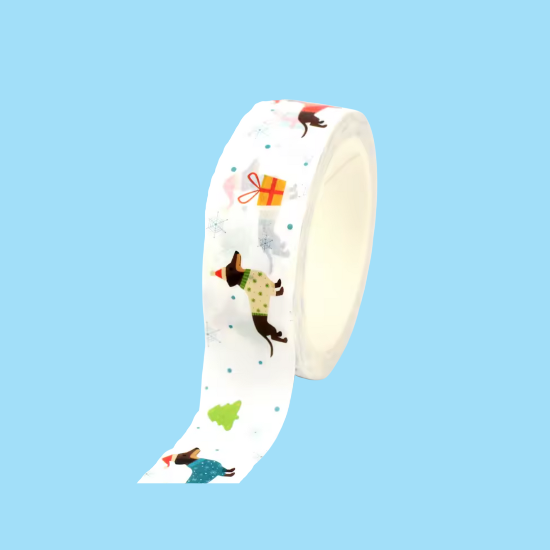Christmas Patterned Washi Tape (15mmx10m)