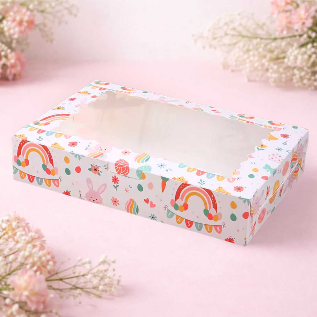 Easter Gift Boxes with Clear Window