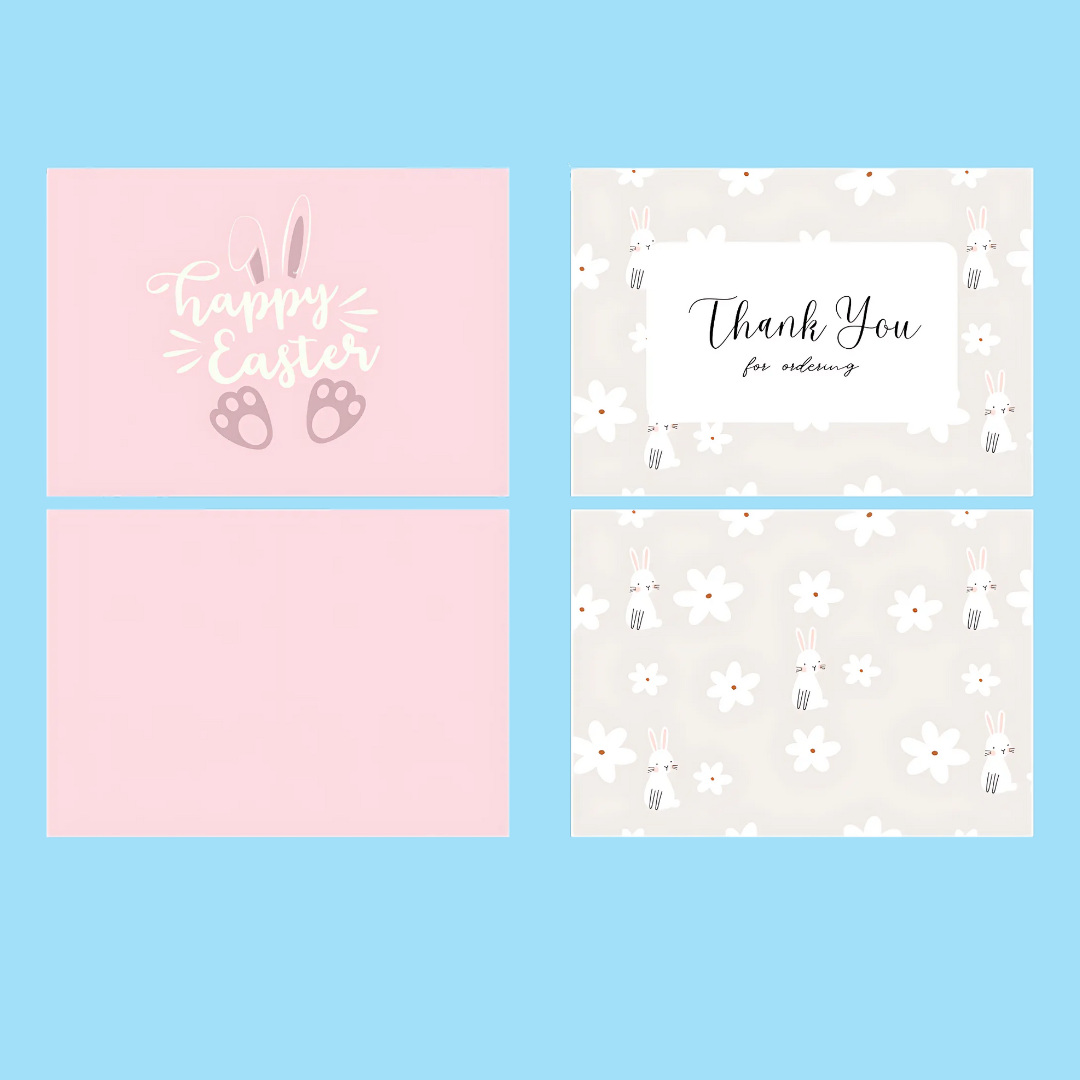 105mm x 148mm (A6) Easter Appreciation Cards