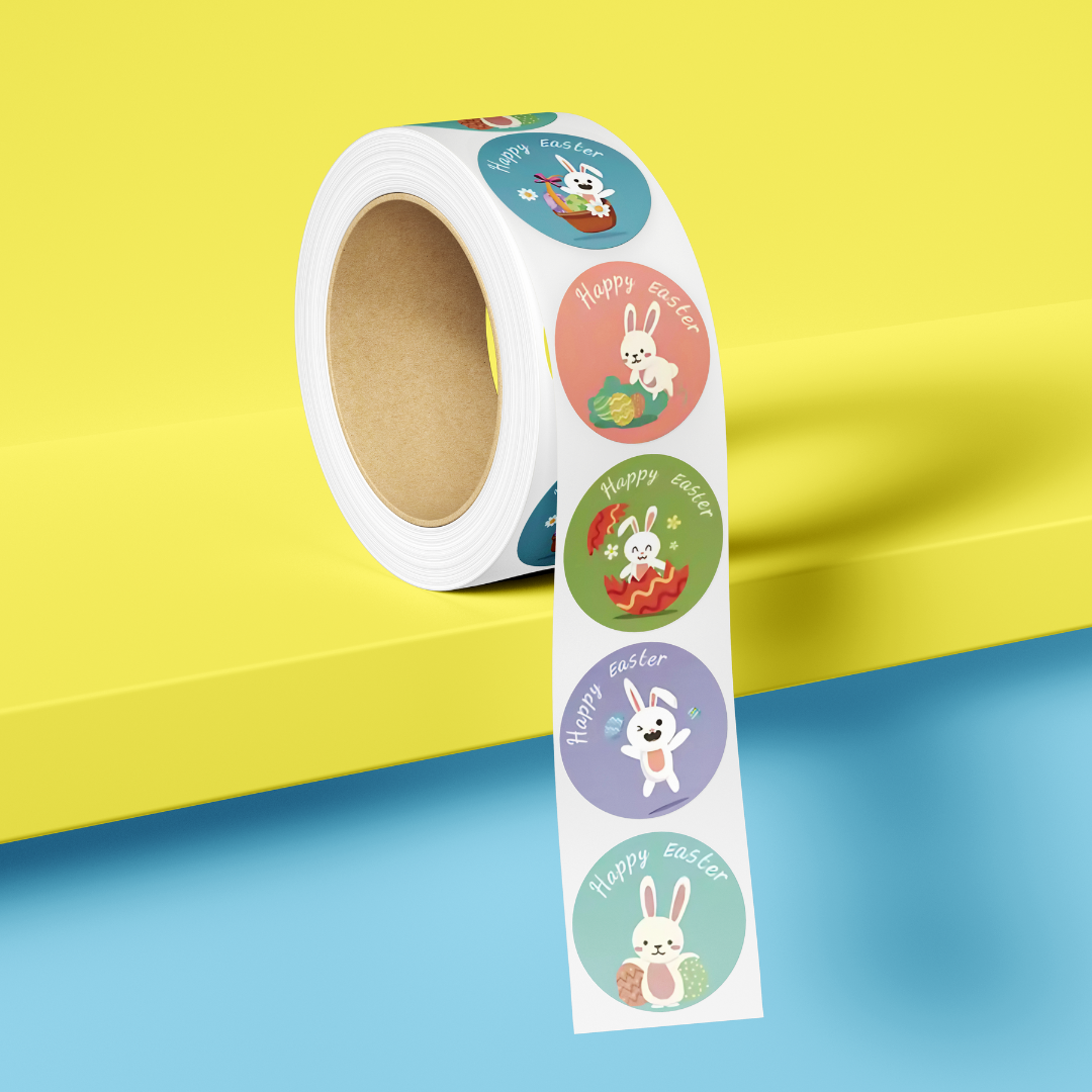 1" Stickers - Easter