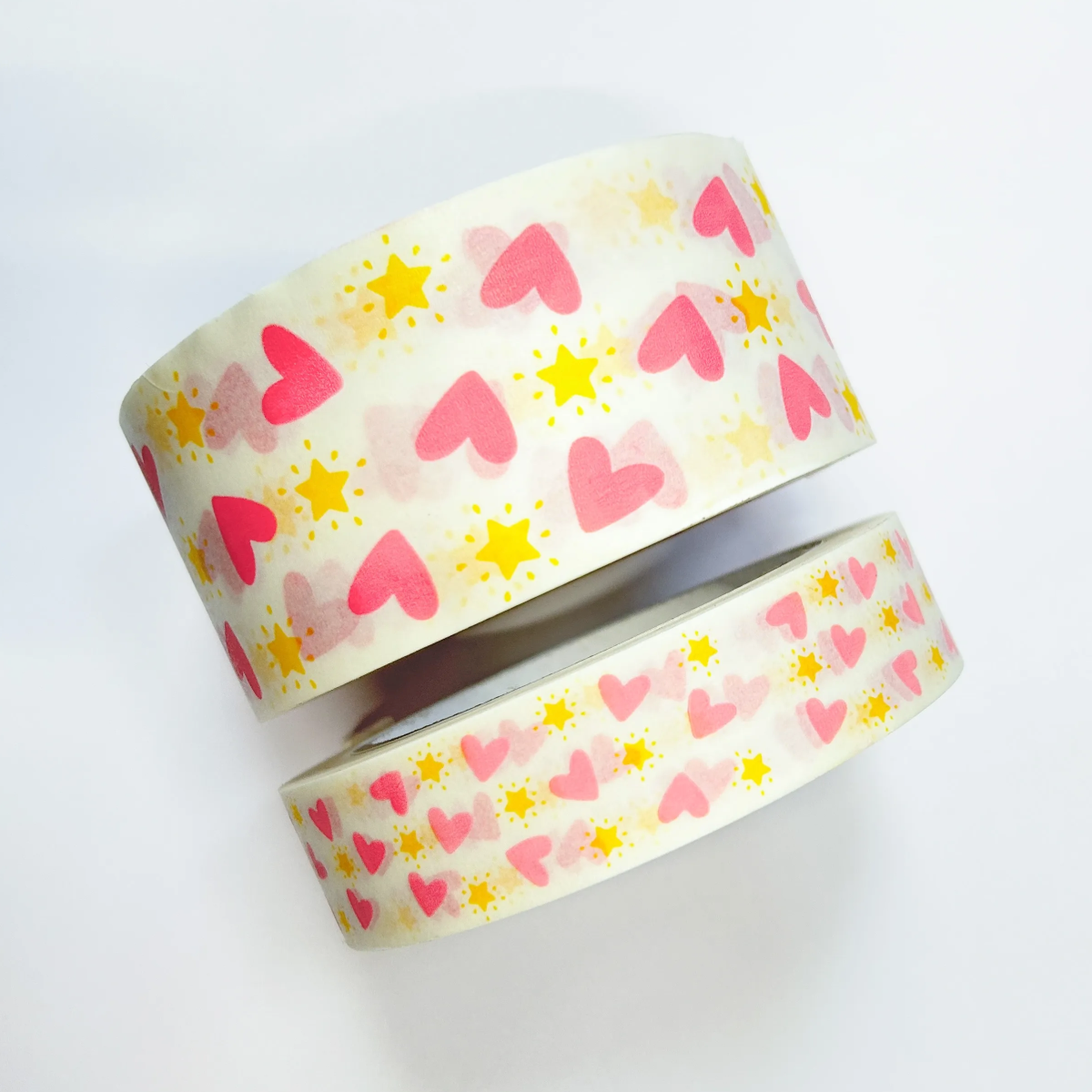 Heart Patterned Paper Tape (Wholesale: Pack of 15)