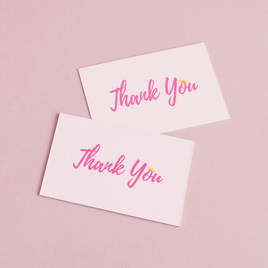 85mm x 55mm Enchanted Appreciation Cards