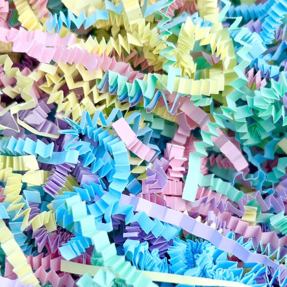 Pastel Mix Zigzag Shredded Paper (4mm)