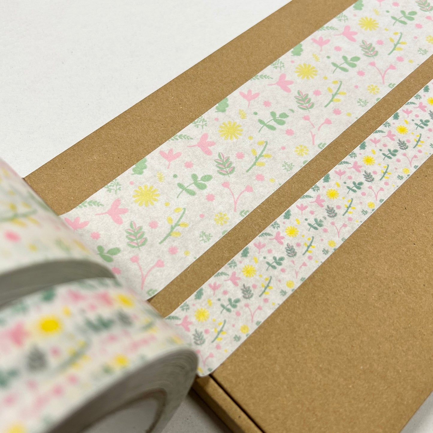 Floral Patterned Paper Tape