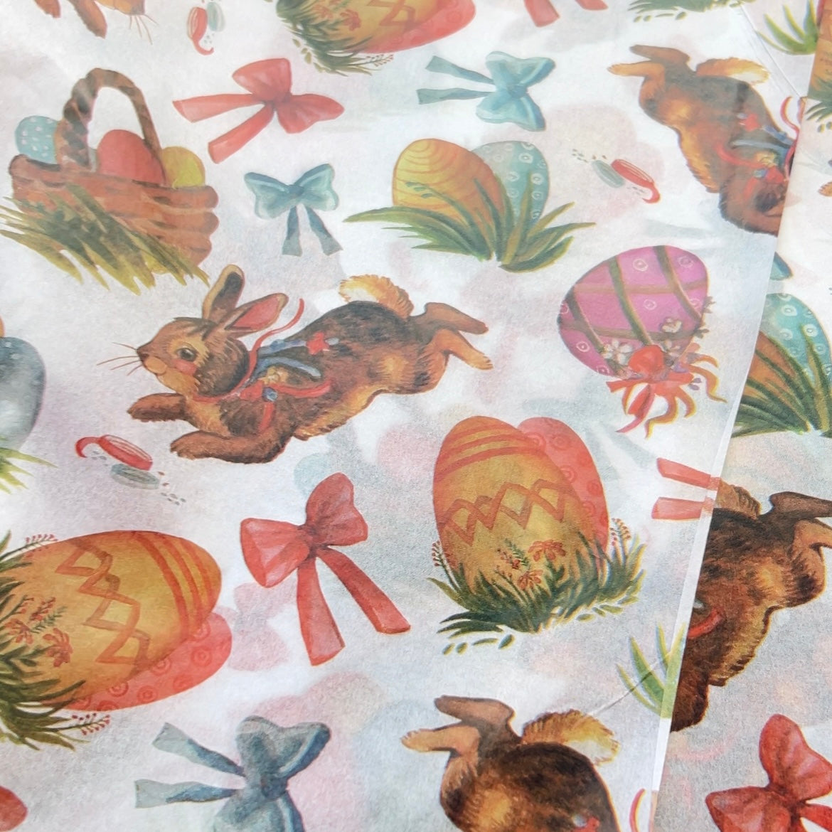 Easter Patterned Tissue Paper 20x14" (18gsm)