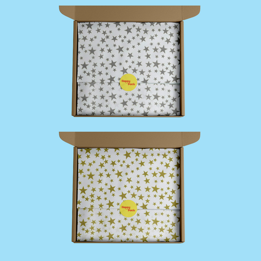 Star Patterned Tissue Paper 20x30" (18gsm)