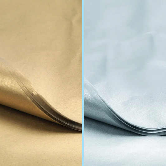 Single-Sided Metallic Tissue Paper 20x30" (18gsm)