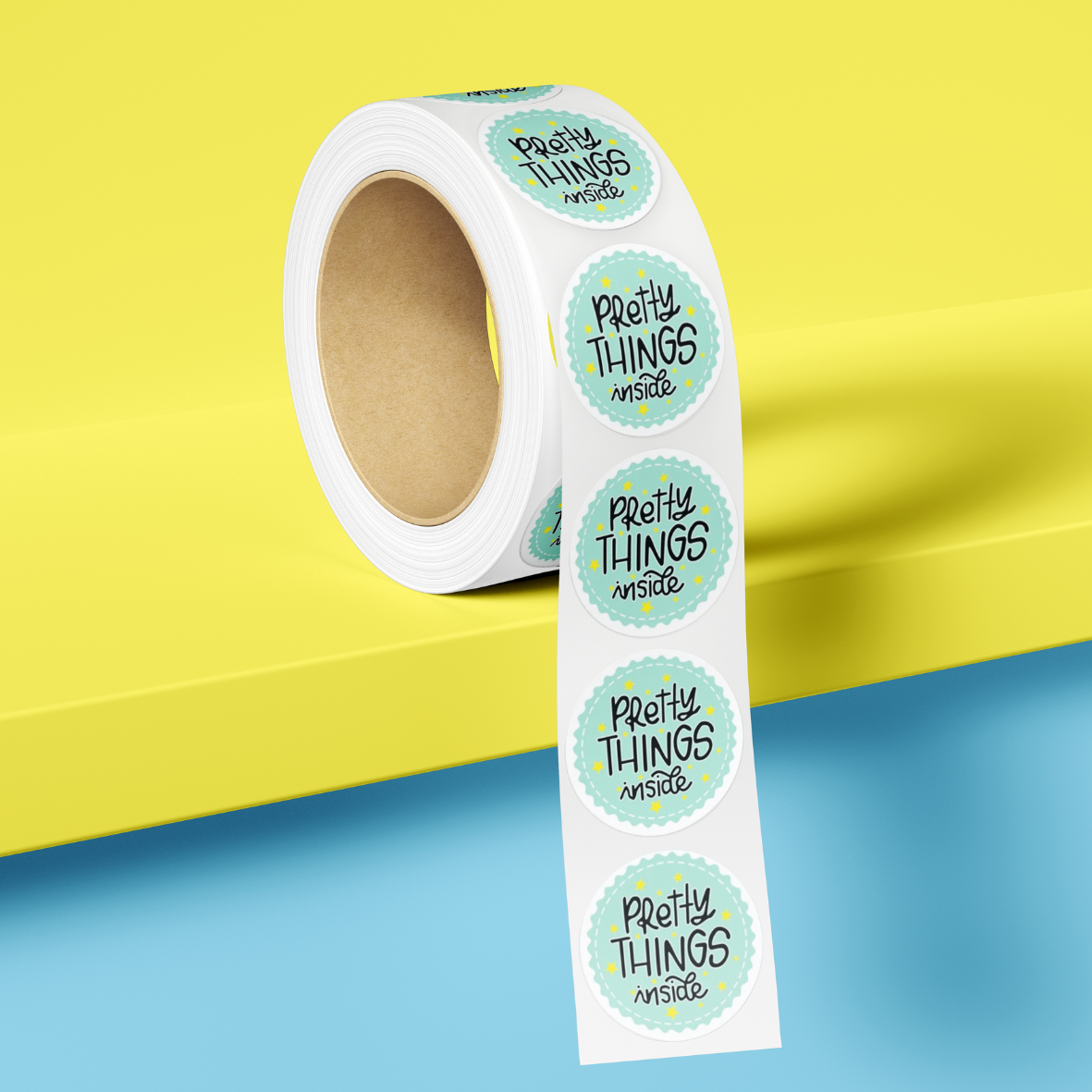 1" Stickers - 'Pretty Things Inside'