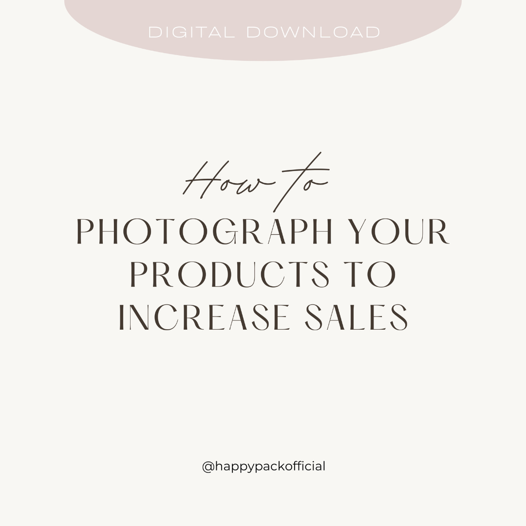 Product photography to increase sales