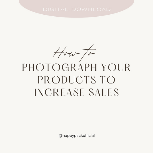 Product photography to increase sales