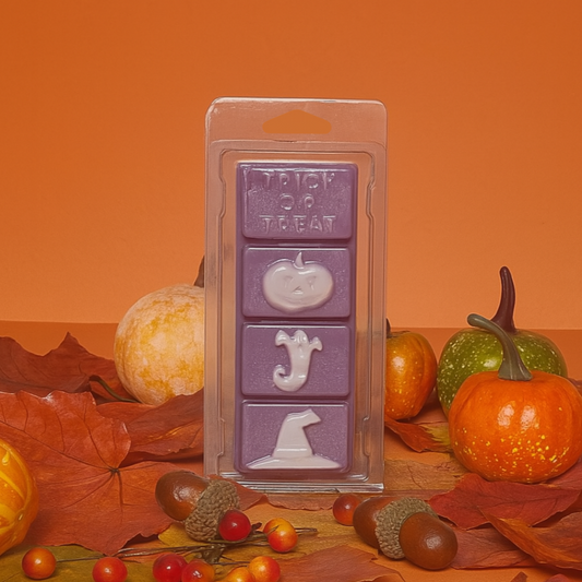 4 Cavity Halloween Wax Melt Snap Bar Clamshells