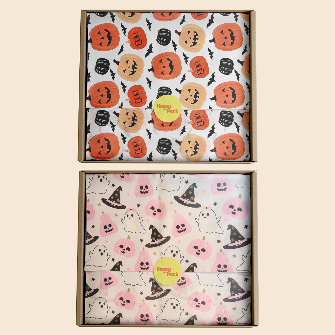 Halloween Patterned Tissue Paper 20x14" (18gsm)