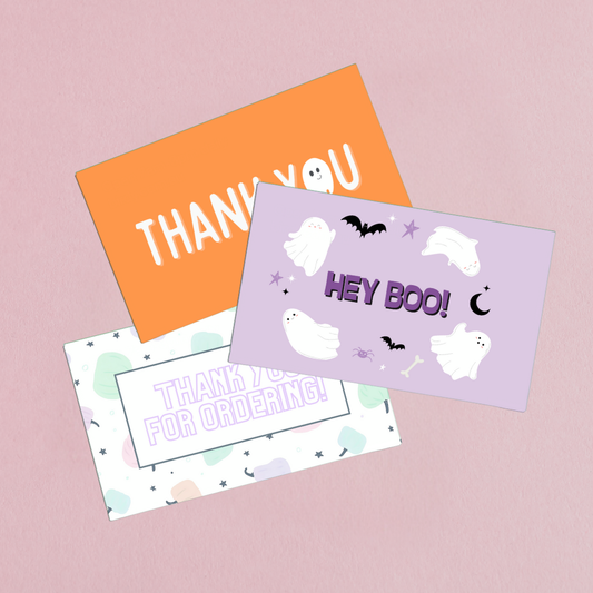 85mm x 55mm Halloween Appreciation Cards