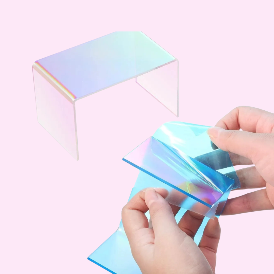 Holographic Acrylic Risers (Set of 3)