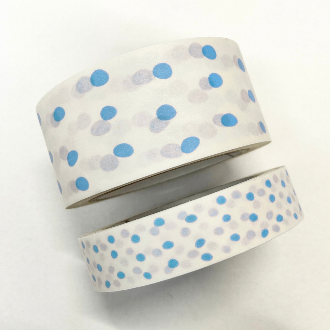 Polka-Dot Patterned Paper Tape (Wholesale: Pack of 15)