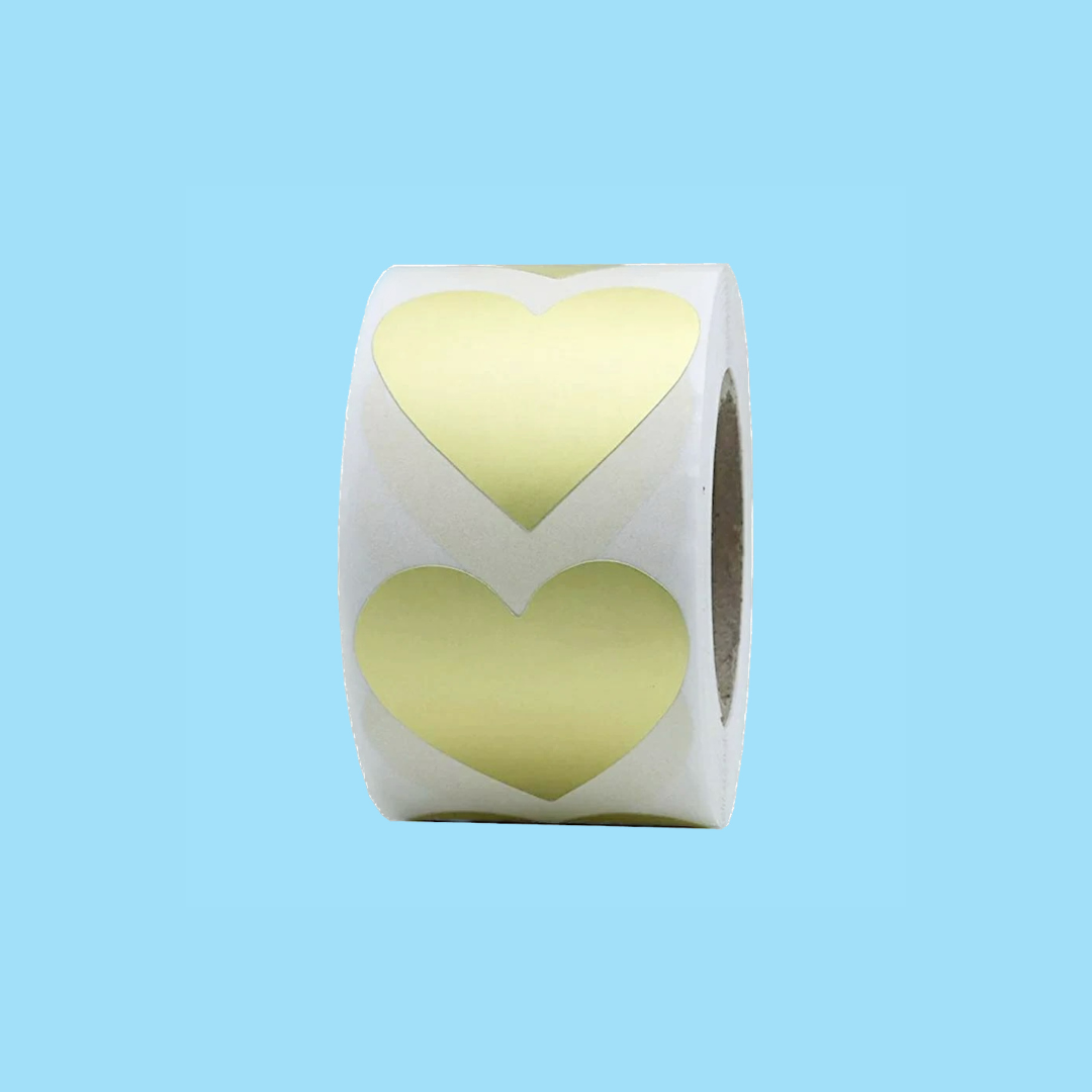 1" Stickers - Heart