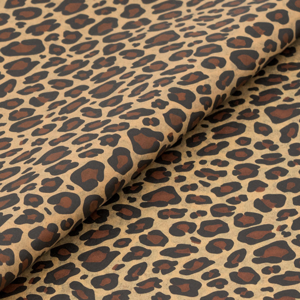 Leopard Print Patterned Tissue Paper 20x30" (18gsm)