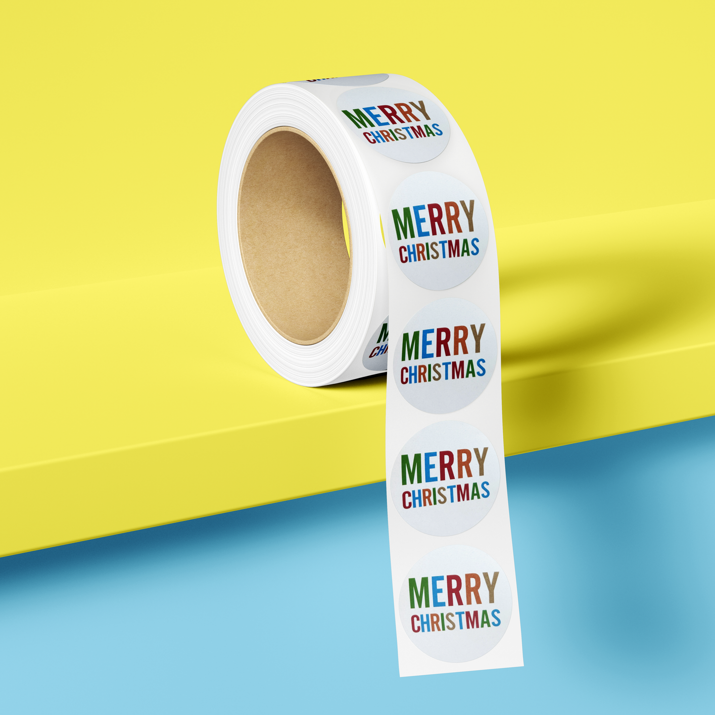 1" Stickers - Christmas