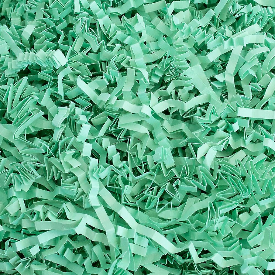 Mint Green Zigzag Shredded Paper (4mm)