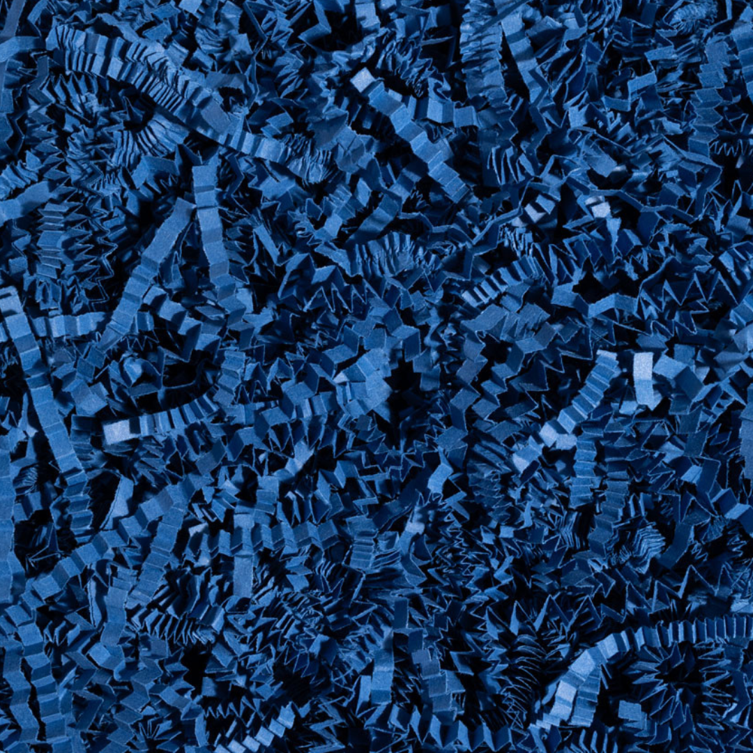 Navy Blue Zigzag Shredded Paper (4mm)